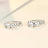Dainty Small Hearts Women Hoop Earring Low-key Daily Accessories Love Jewelry