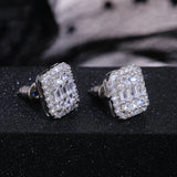 Delicate Cubic Zircon Stud Earrings for Women