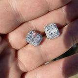 Delicate Cubic Zircon Stud Earrings for Women