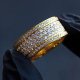 Eternity Wedding Bands Women's CZ Rings: Anniversary Jewelry