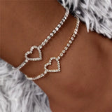 Heart Anklet Bracelet Women Love Ankle Anklet Girl Gift Jewelry