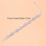 Rhinestone Chain Anklet Bracelet Women's Barefoot Ankle Anklet