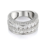 Cubic Zirconia Wedding Band Women's Finger Ring