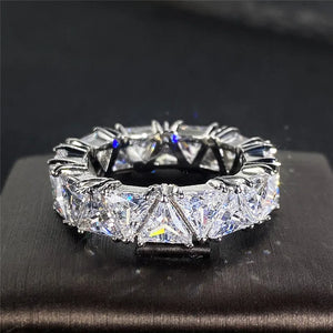 CZ Band Women Finger Rings Wedding Engagement Party Female Rings