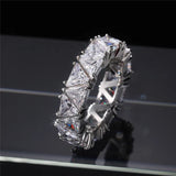 CZ Band Women Finger Rings Wedding Engagement Party Female Rings