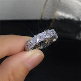 CZ Band Women Finger Rings Wedding Engagement Party Female Rings