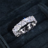 CZ Band Women Finger Rings Wedding Engagement Party Female Rings