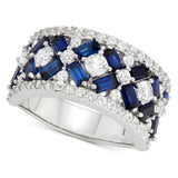 Crystal Round CZ Band Ring for Women Wedding Jewelry