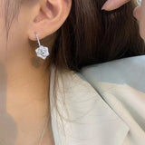 Flower Dangle Earrings Wedding Party Jewelry