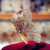 Brilliant Cubic Zirconia Wedding Ring for Women