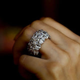 Elegant Eternity Promise Ring with Crystals