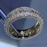 Micro Paved CZ Wedding Bands Rings for Women