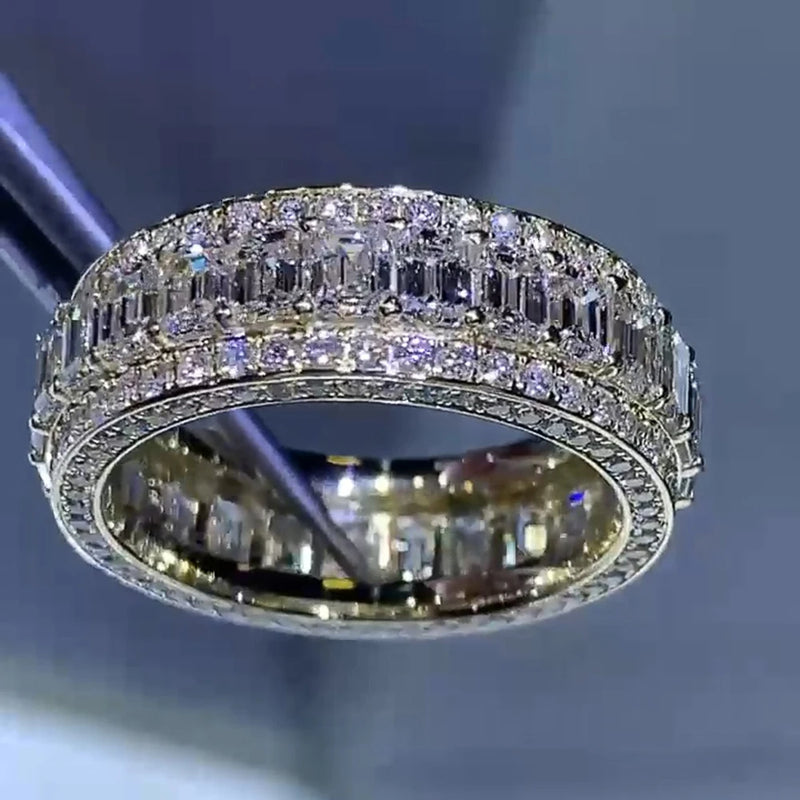 Micro Paved CZ Wedding Bands Rings for Women