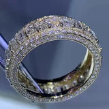 Micro Paved CZ Wedding Bands Rings for Women