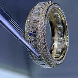 Micro Paved CZ Wedding Bands Rings for Women