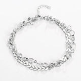 Hip Hop Rock Style Metal Chains Ankle Anklet Women's Foot Accessories