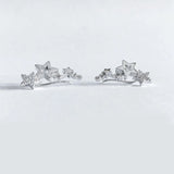 Stylish Star Women Drop Earrings Zircon Versatile Female Earring Jewelry