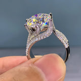 6 Claws CZ Ring for Women Engagement Wedding Jewelry