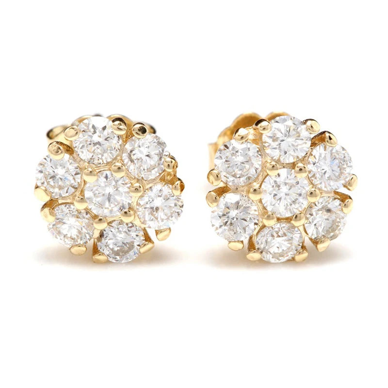 Dainty Cubic Zirconia Stud Earrings Classic Jewelry