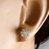 Dainty Cubic Zirconia Stud Earrings Classic Jewelry