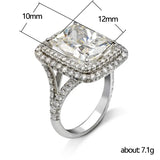 Cubic Zirconia Stone Ring for Engagement Wedding Party