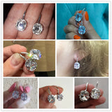CZ Dangle Earring Women Wedding Accessories
