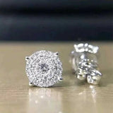 Stylish CZ Stud Earrings for Women Wedding Gift