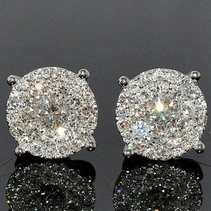 Stylish CZ Stud Earrings for Women Wedding Gift