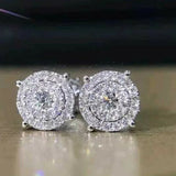 Stylish CZ Stud Earrings for Women Wedding Gift