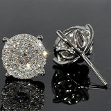 Stylish CZ Stud Earrings for Women Wedding Gift
