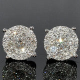 Stylish CZ Stud Earrings for Women Wedding Gift