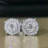 Stylish CZ Stud Earrings for Women Wedding Gift