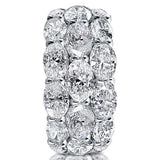 Oval CZ Crystal Wedding Ring for Women, Party Jewelry