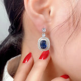 CZ Women's Bling Dangle Earrings Wedding Jewelry
