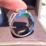 Cubic Zirconia Inlaid Women's Wedding Ring