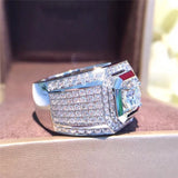 Cubic Zirconia Inlaid Women's Wedding Ring