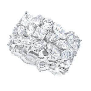 Wedding Promise Rings for Women CZ Engagement Jewelry