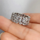 Wedding Promise Rings for Women CZ Engagement Jewelry
