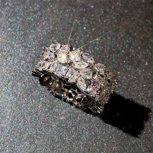 Wedding Promise Rings for Women CZ Engagement Jewelry
