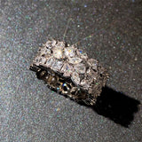Wedding Promise Rings for Women CZ Engagement Jewelry