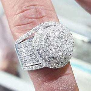 CZ Wedding Rings for Women Engagement Jewelry