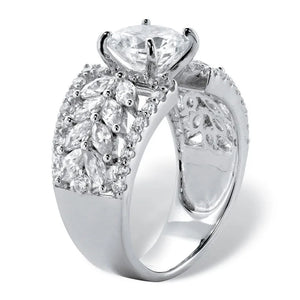 Chic Wedding Bands Rings for Women Evening Party High Jewelry