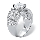 Chic Wedding Bands Rings for Women Evening Party High Jewelry