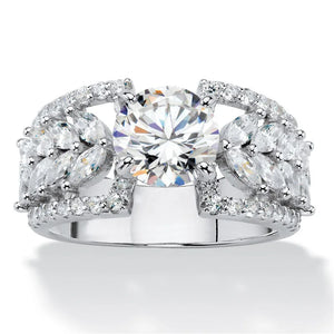 Chic Wedding Bands Rings for Women Evening Party High Jewelry
