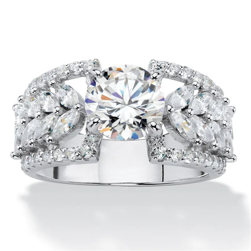 Chic Wedding Bands Rings for Women Evening Party High Jewelry