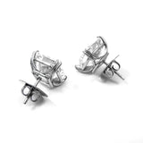 Rectangular CZ Stud Earrings for Women Wedding Jewelry