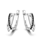 Women's Cross Stone Earrings - Minimalist Gift for Her