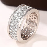Sparkling Cubic Zirconia Engagement Ring for Women
