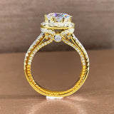 Round Cubic Zirconia Women's Wedding Bands