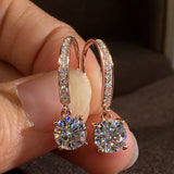 Timeless Style Women's Dangle Earrings Rose Ear Piercing Drop Earrings